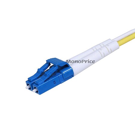 Monoprice Single Mode Fiber Optic Cable - LC/ST_ UL_ 9/125 Type_ Duplex_ Yellow 12895